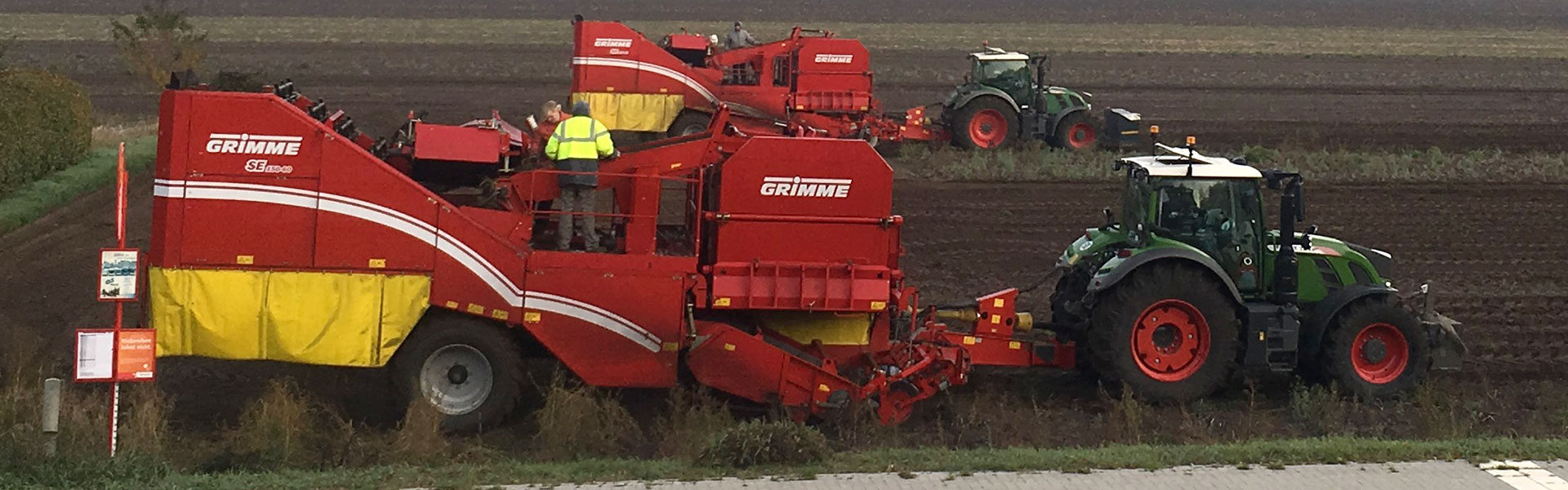 Dienstleistung Kartoffelernte